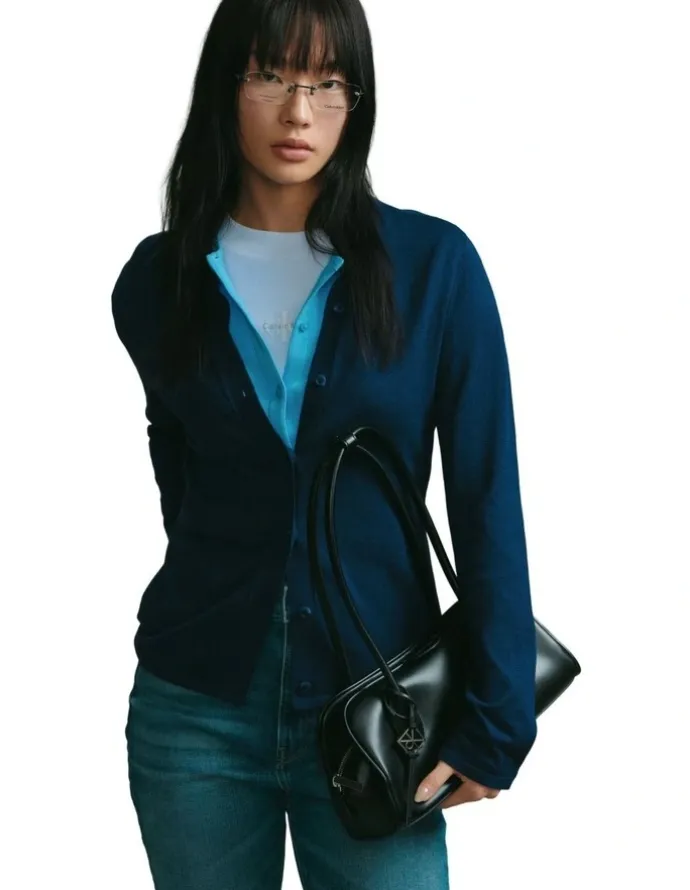 Calvin Klein Emblem Trio Shoulder Bag in Black