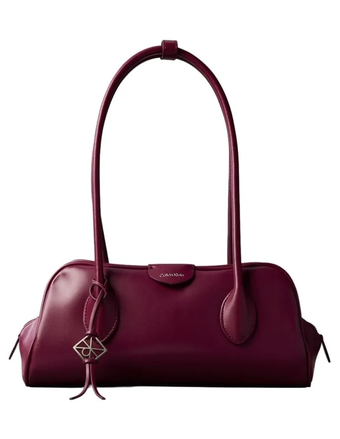 Calvin Klein Emblem Trio Shoulder Bag in Alluring Pink