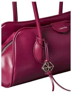 Calvin Klein Emblem Trio Shoulder Bag in Alluring Pink