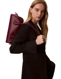 Calvin Klein Emblem Trio Shoulder Bag in Alluring Pink