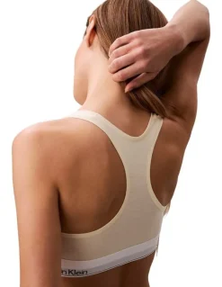 Calvin Klein Icon Cotton Modal Unlined Bralette in Pear Sorbet