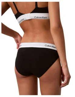 Calvin Klein Icon Cotton Modal Bikini Brief in Black