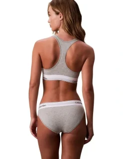 Calvin Klein Icon Cotton Modal Bikini Brief in Grey Heather