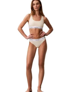 Calvin Klein Icon Cotton Modal Thong in Pear Sorbet
