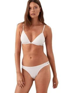 Calvin Klein Icon Cotton Modal String Bikini in White