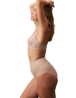 Calvin Klein Invisibles Fashion Mesh Brief in Cedar