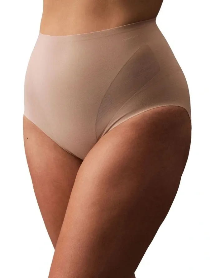 Calvin Klein Invisibles Fashion Mesh Brief in Cedar