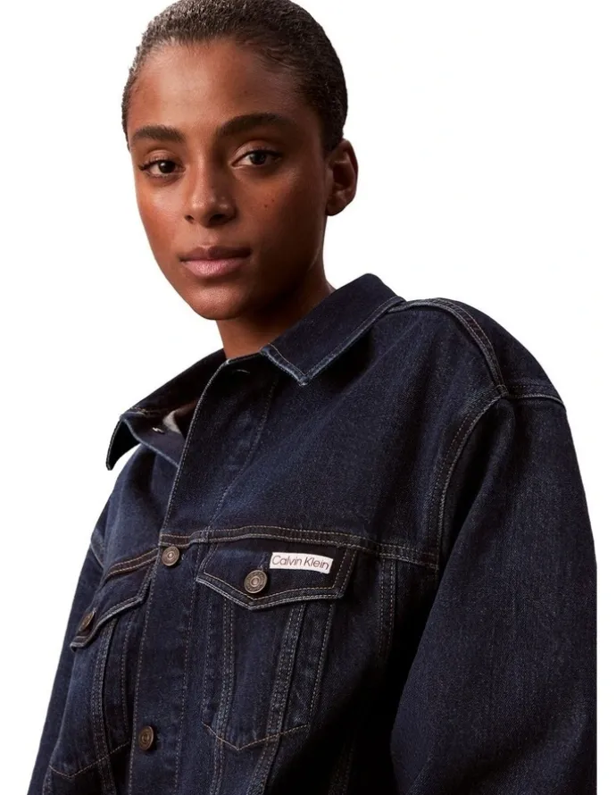 Calvin Klein Jeans Classic Trucker Denim Jacket in Thompson