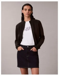 Calvin Klein Jeans Denim Mini Skirt in CK Classic Rinse