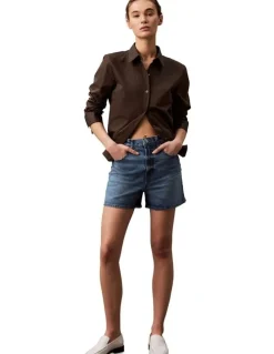 Calvin Klein Jeans Hi Rise Midi Denim Short