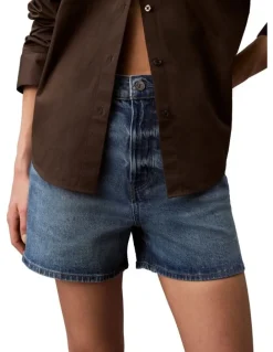 Calvin Klein Jeans Hi Rise Midi Denim Short