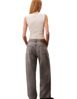 Calvin Klein Jeans Low Rise Baggy Jeans in Grey