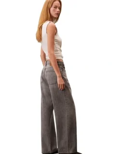 Calvin Klein Jeans Low Rise Baggy Jeans in Grey