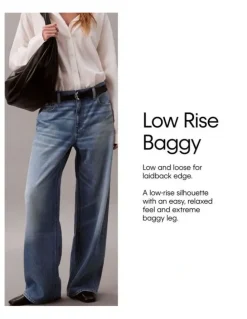 Calvin Klein Jeans Low Rise Baggy Jeans in Vintage Hampton