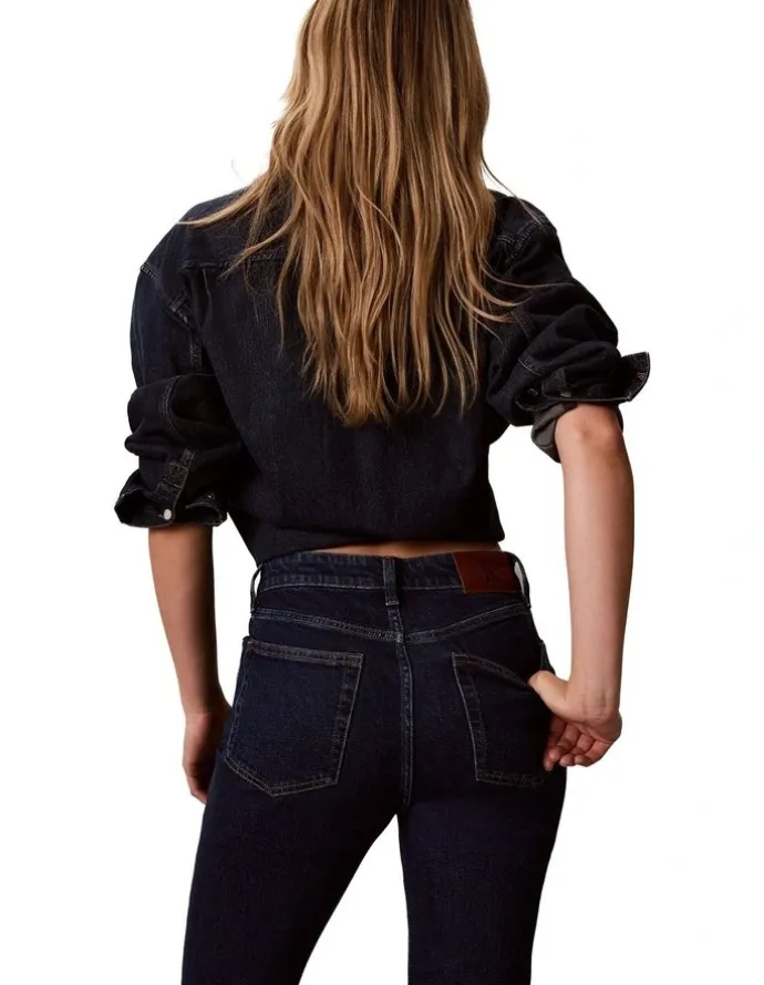 Calvin Klein Jeans The Archive High Rise Slim Jean in True Indigo