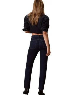 Calvin Klein Jeans The Archive High Rise Slim Jean in True Indigo