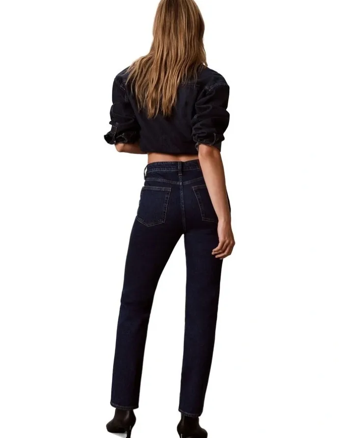 Calvin Klein Jeans The Archive High Rise Slim Jean in True Indigo