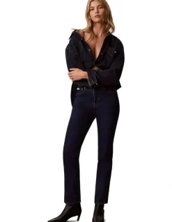 Calvin Klein Jeans The Archive High Rise Slim Jean in True Indigo