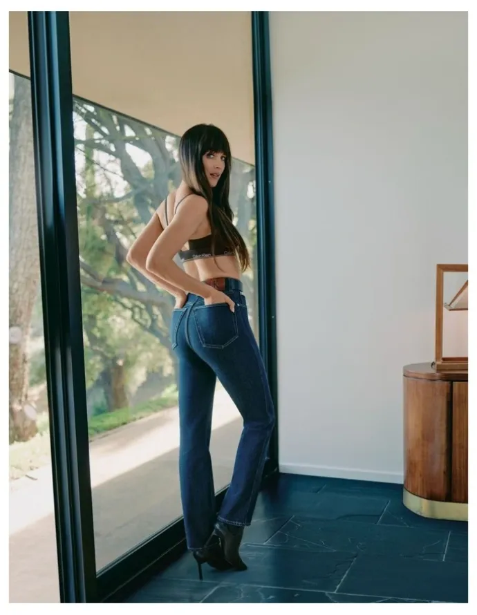 Calvin Klein Jeans The Archive High Rise Slim Jean in True Indigo