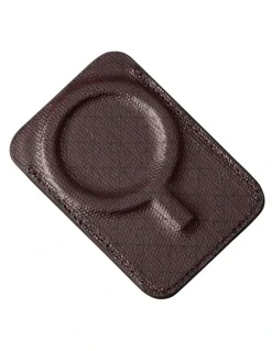 Calvin Klein Keyring and Cardholder Magnetic Wallet Set in Brown