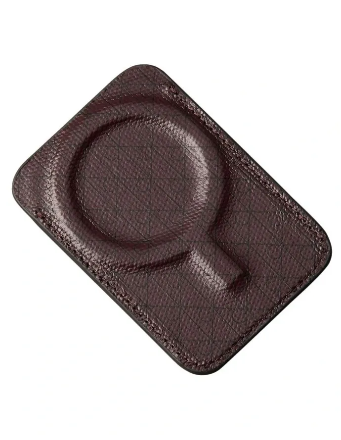 Calvin Klein Keyring and Cardholder Magnetic Wallet Set in Brown