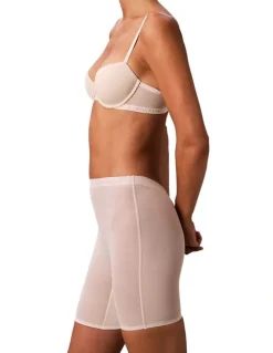 Calvin Klein Minimalist Mesh Low Back Short in Grey
