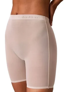 Calvin Klein Minimalist Mesh Low Back Short in Grey