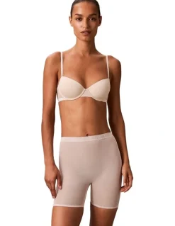 Calvin Klein Minimalist Mesh Low Back Short in Grey