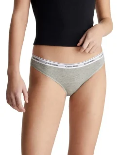 Calvin Klein Mod Logo Bikini in Grey