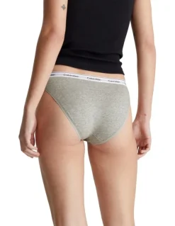 Calvin Klein Mod Logo Bikini in Grey