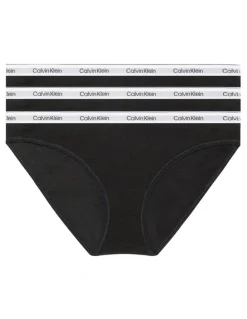 Calvin Klein Modern Logo Briefs 3 Pack in Black