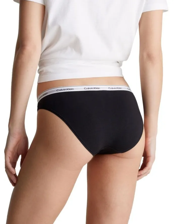Calvin Klein Modern Logo Briefs 3 Pack in Black