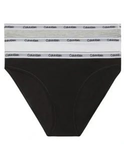 Calvin Klein Modern Logo Bikini 3 Pack in Multi
