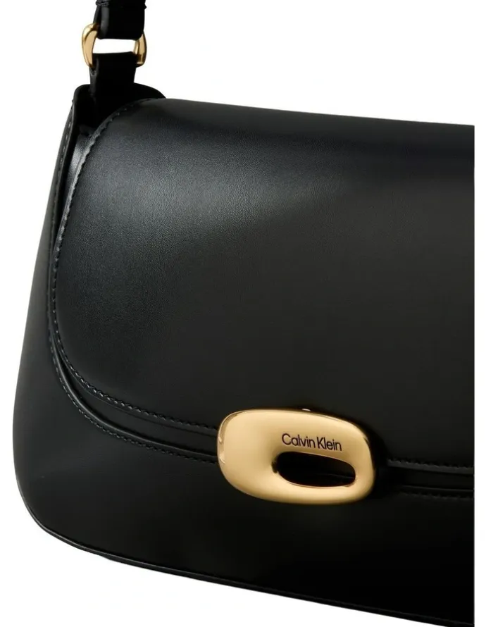 Calvin Klein Ophelia Top Flap Bag in Black