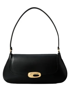 Calvin Klein Ophelia Top Flap Bag in Black