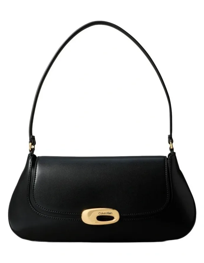 Calvin Klein Ophelia Top Flap Bag in Black