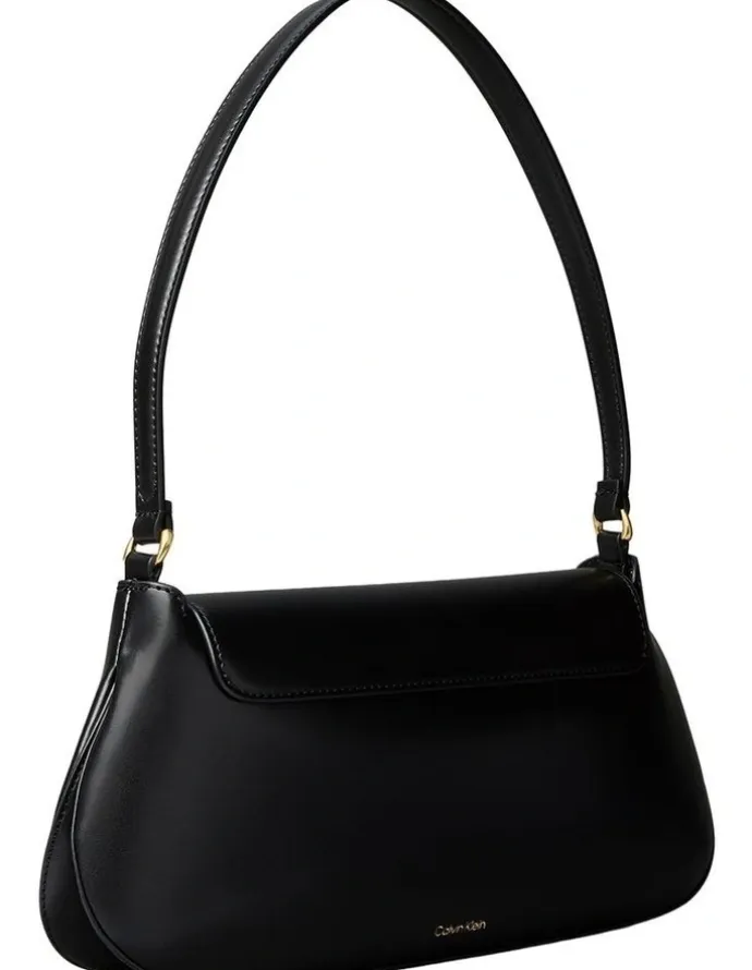 Calvin Klein Ophelia Top Flap Bag in Black