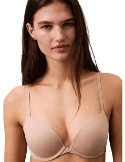 Calvin Klein Perfectly Fit Push Up Plunge Bra in Cedar