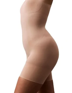 Calvin Klein Secure Sculpt Mid Thigh Bodysuit in Cedar