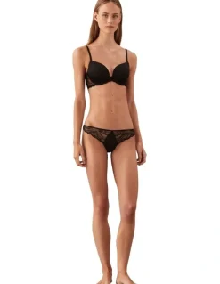 Calvin Klein Sensual Stretch Lace Lift Demi Bra in Black