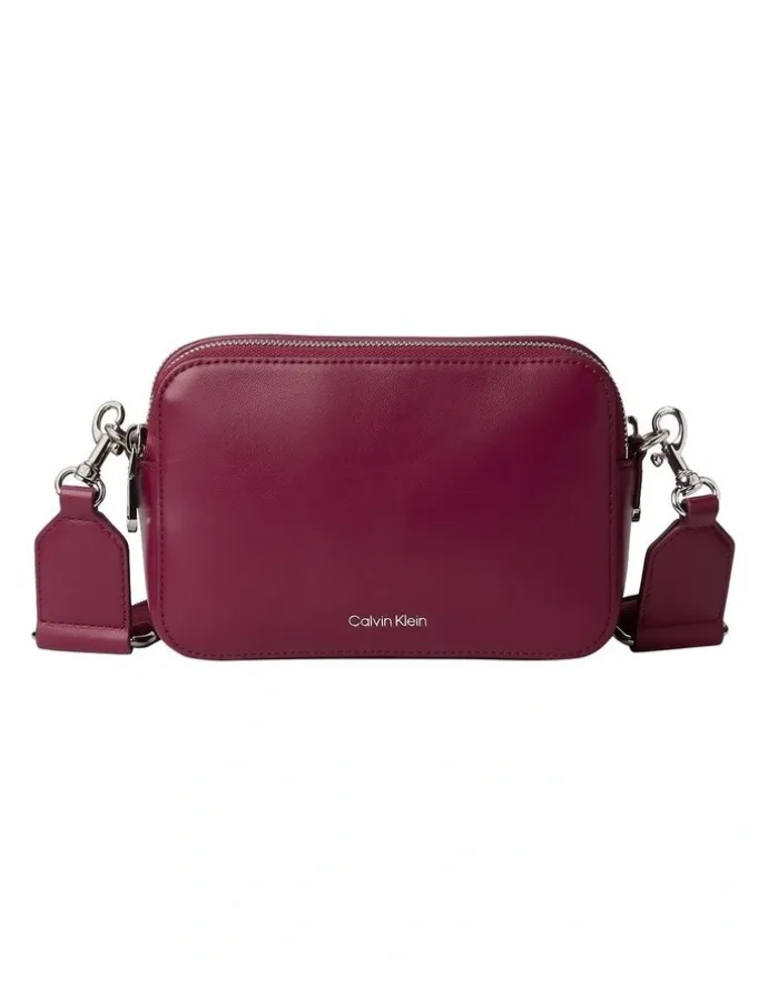 Calvin Klein Webbing Crossbody Camera Bag in Alluring Pink