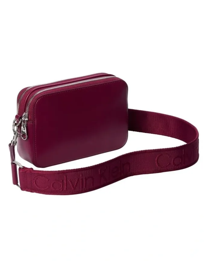 Calvin Klein Webbing Crossbody Camera Bag in Alluring Pink