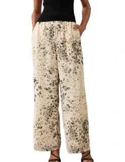 Calvin Klein Women Printed Pull On Wide Leg Pant