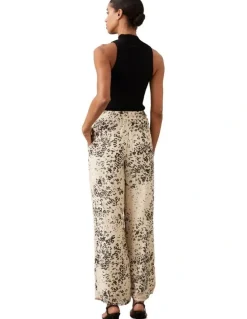 Calvin Klein Women Printed Pull On Wide Leg Pant