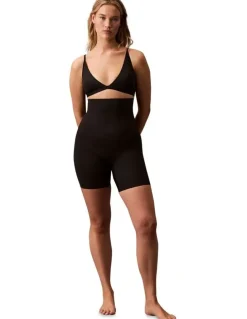 Calvin Klein Invisibles Micro Mid Thigh Short in Black