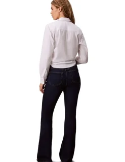 Calvin Klein Jeans High Rise Flare Jean in Blue Orbit