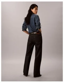 Calvin Klein Jeans High Rise Loose Jean in Iconic Indigo