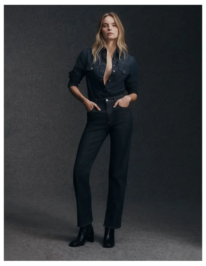 Calvin Klein Jeans High Rise Loose Jean in Iconic Indigo