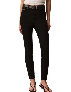 Calvin Klein Jeans High Rise Skinny Jean in Classic Black