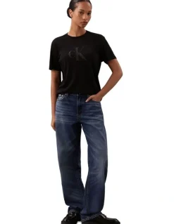 Calvin Klein Jeans Signature 90's Straight Jeans in Solar Flare